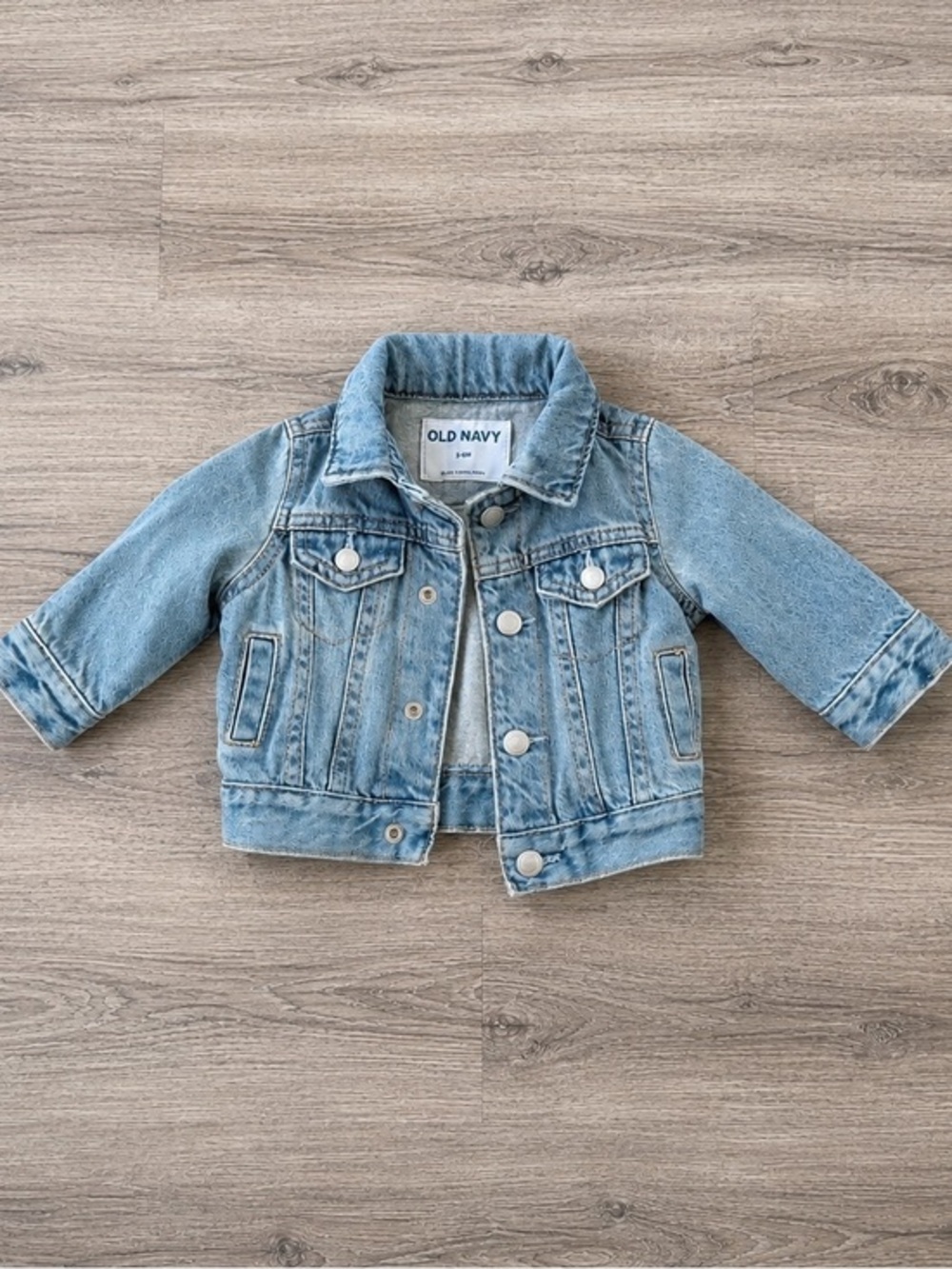 Old Navy Baby Blue Jean Jacket 3-6 month